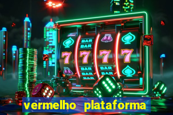 vermelho plataforma de jogos